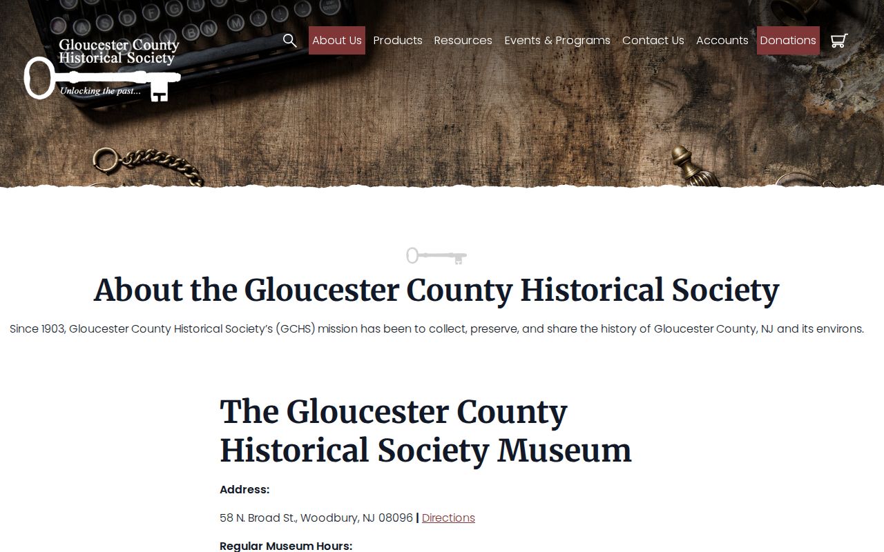 Gloucester County city directory research at the Historical Society library
