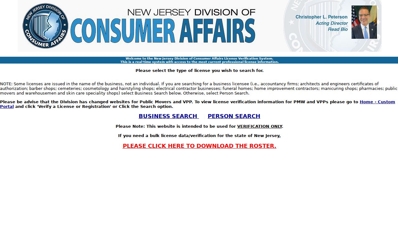 Gloucester County residents directory New Jersey license verification search
